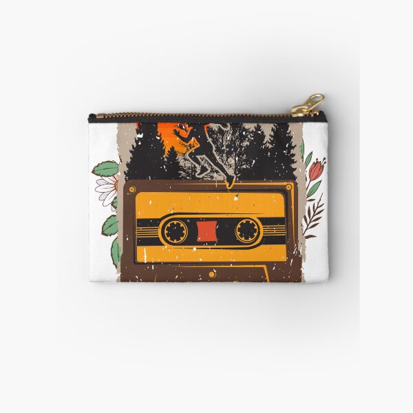 Item preview, Running man old music tape cassette Florals  designed and sold by HomeCoquette.