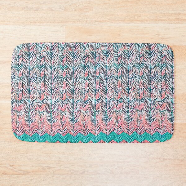 Item preview, "the time is now" Saying, geometric pattern, fabric structure, boho, zigzag, pastel colors designed and sold by Time4Space.