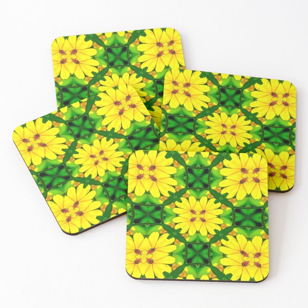 Item preview, Happy Yellow Flower Pattern designed and sold by Patternflower.