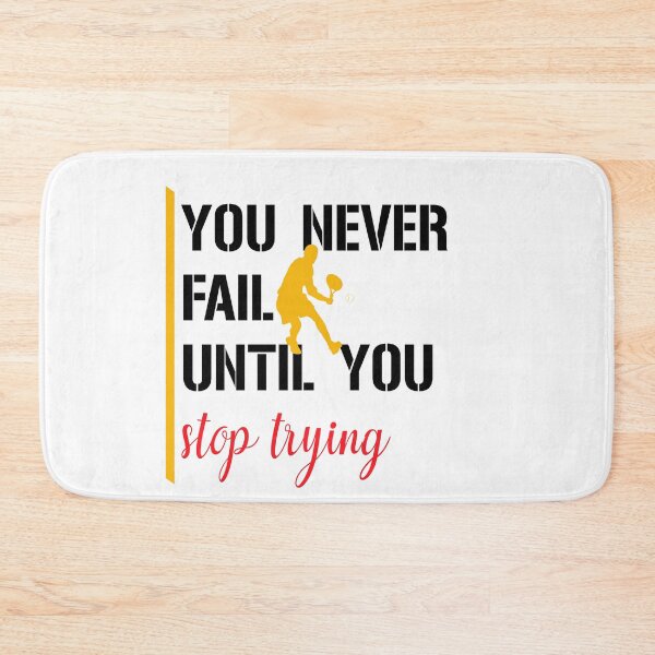 Item preview, You Never Fail Until You Stop Trying. designed and sold by PODgraphics.