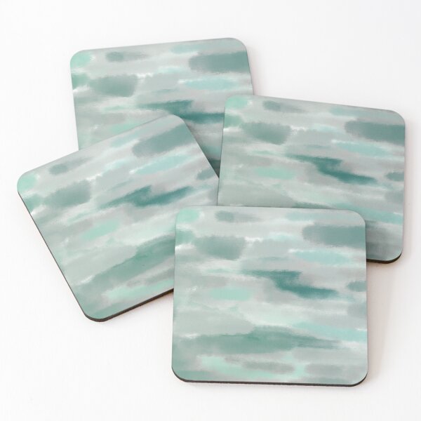 Item preview, Abstract green brush strokes designed and sold by Miss-Belle.