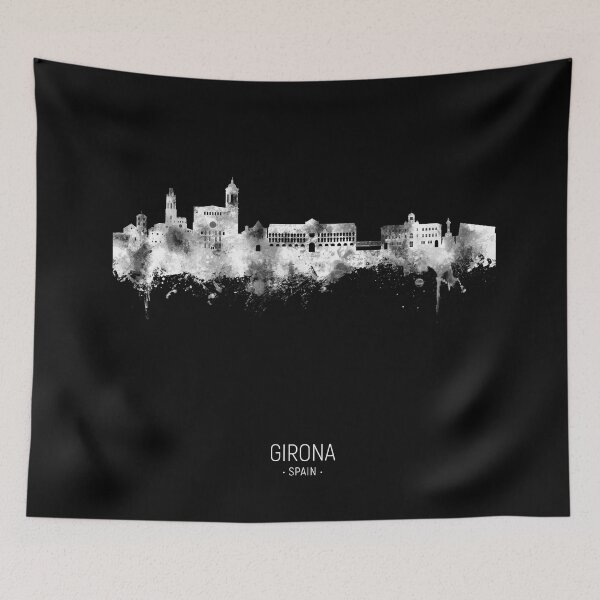 Item preview, Girona Spain Skyline designed and sold by ArtPrints.
