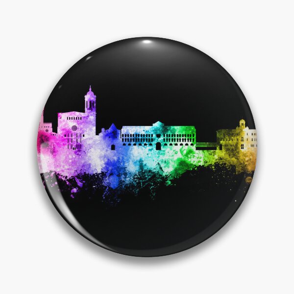 Item preview, Girona Spain Skyline designed and sold by ArtPrints.