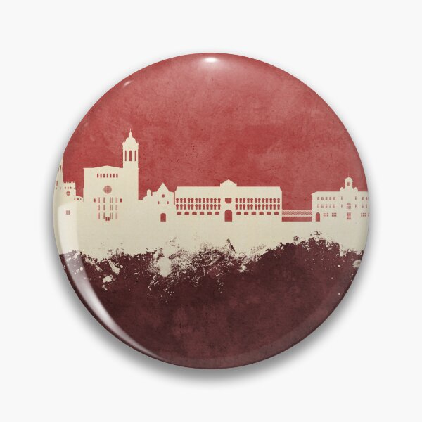 Item preview, Girona Spain Skyline designed and sold by ArtPrints.