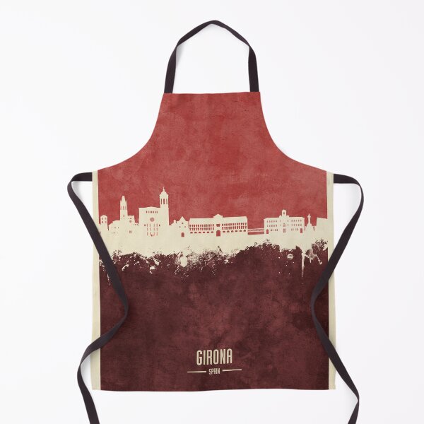 Item preview, Girona Spain Skyline designed and sold by ArtPrints.