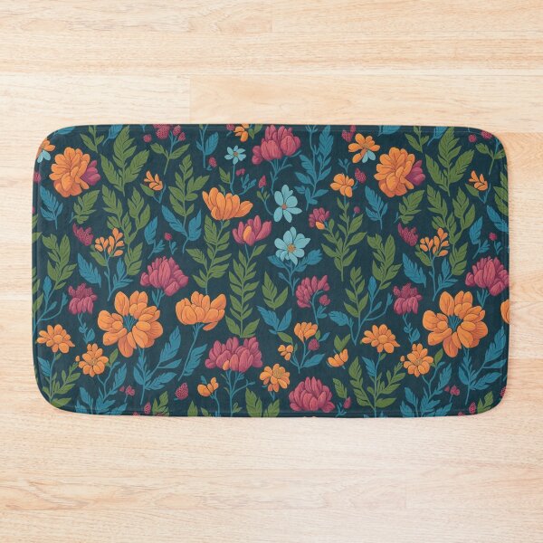 Item preview, flowers patten orange red blue designed and sold by jkrphoto.