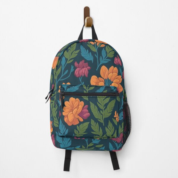 Item preview, flowers patten orange red blue designed and sold by jkrphoto.