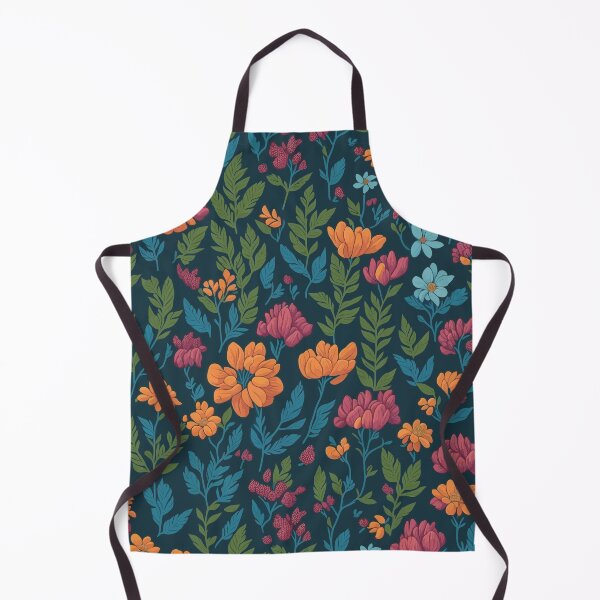 Item preview, flowers patten orange red blue designed and sold by jkrphoto.