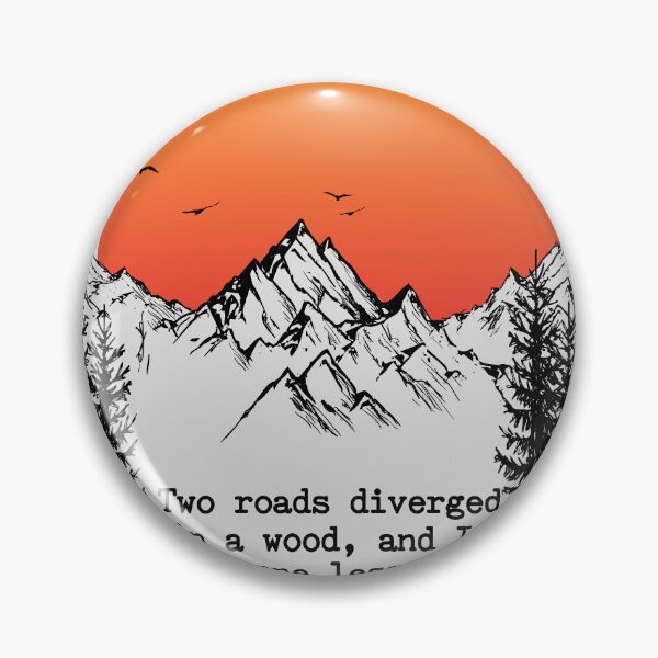 Item preview, Cita de Robert Frost - Camino menos transitado designed and sold by artsy78.