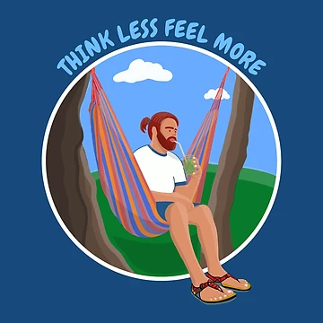 Artwork thumbnail, Think Less Feel More by Sfumata Illustration