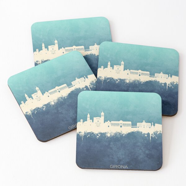 Item preview, Girona Spain Skyline designed and sold by ArtPrints.