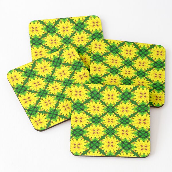 Item preview, Happy Yellow Flower Pattern designed and sold by Patternflower.
