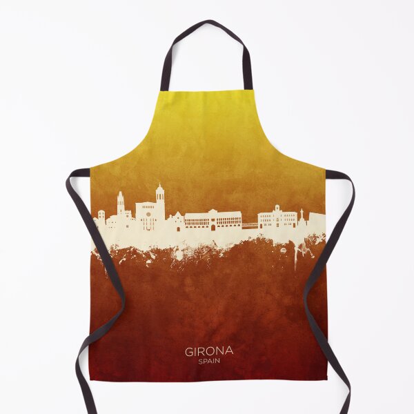 Item preview, Girona Spain Skyline designed and sold by ArtPrints.