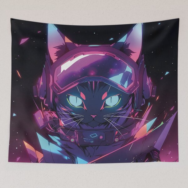 Item preview, Cyber Cat in space designed and sold by FurFashion.
