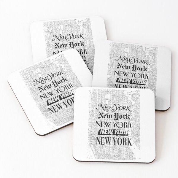 Item preview, New York City - Vintage Street Map Typography designed and sold by ConwaytTwitty.