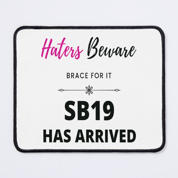 Item preview, SB19 Merch PPOP  Filipino Boy Band Haters Beware T shirt 1 Fitted Scoop designed and sold by grecomitchell.
