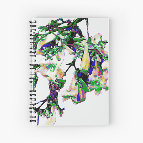 Digital Blossom Spiral Notebook