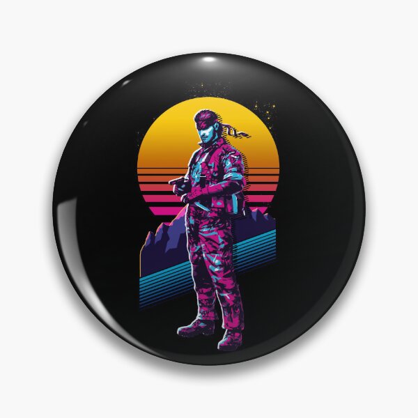 Item preview, MGS - Snake *80s retro* designed and sold by MyRetroArt.