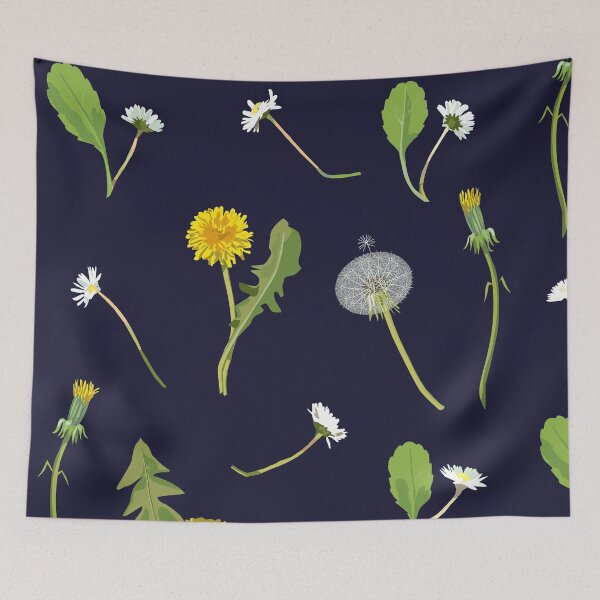 Item preview, Dandelions and daisies design designed and sold by contourcreative.