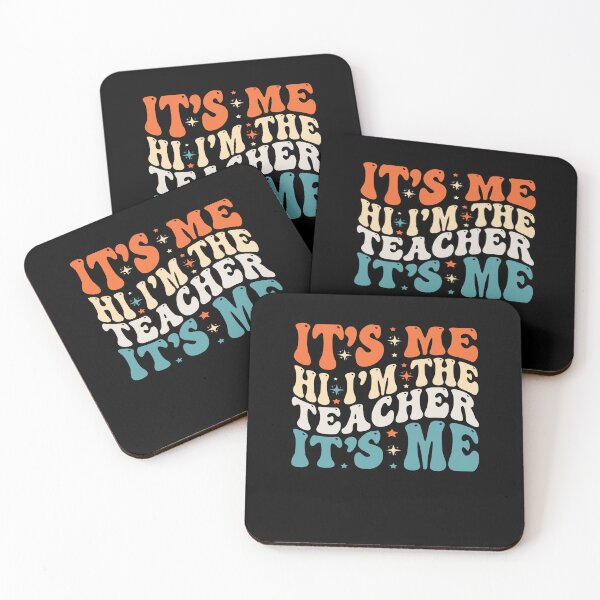 Item preview, It's Me Hi I'm The Teacher It's Me Funny Teacher T-Shirt designed and sold by design-animals.