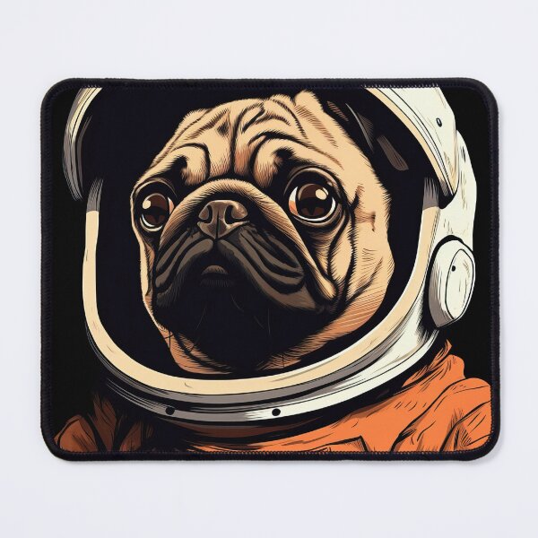 Item preview, Astro Pug Lady Comet III designed and sold by Pixelboys.