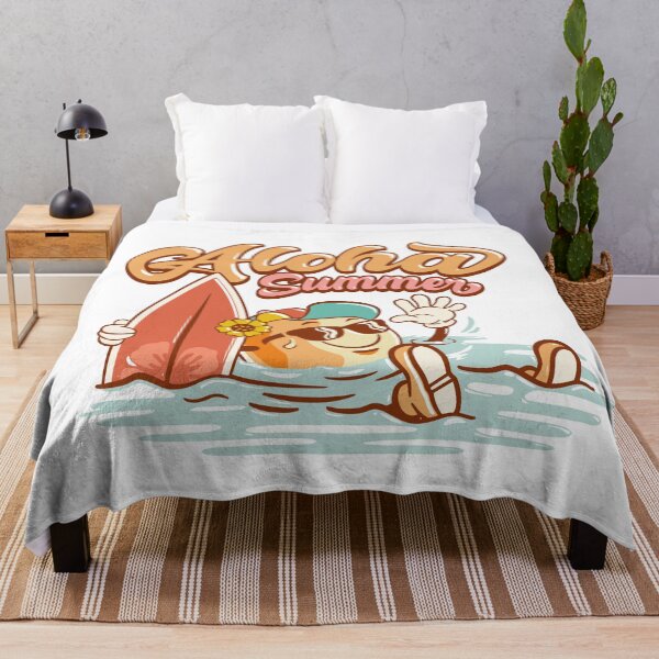 Item preview, Aloha Summer Sun Beach Illustration designed and sold by printify.