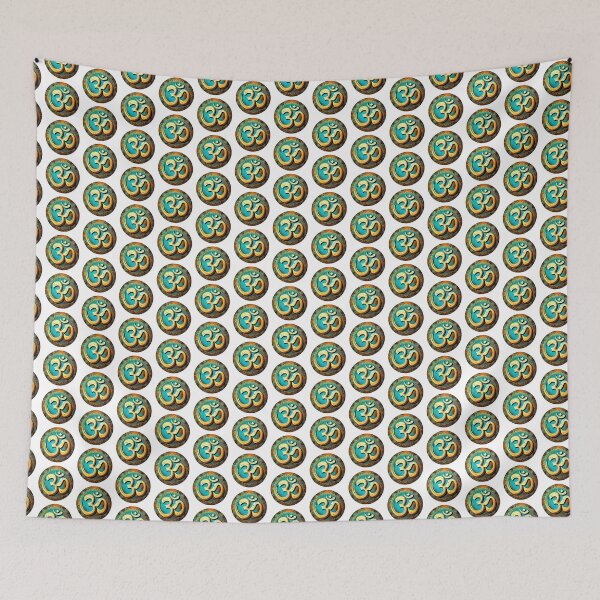 Item preview, Símbolo Cool Grungy OM Pegatina designed and sold by nicephore.