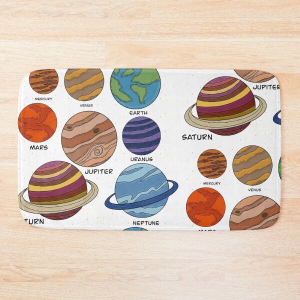 Item preview, All planets solar system with names designed and sold by Daizydrawshop.