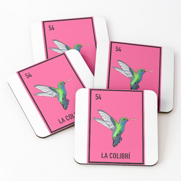 Aperçu de l'œuvre 54 La colibri, le colibri, carte de loterie créée et vendue par DarbyHunterArt.