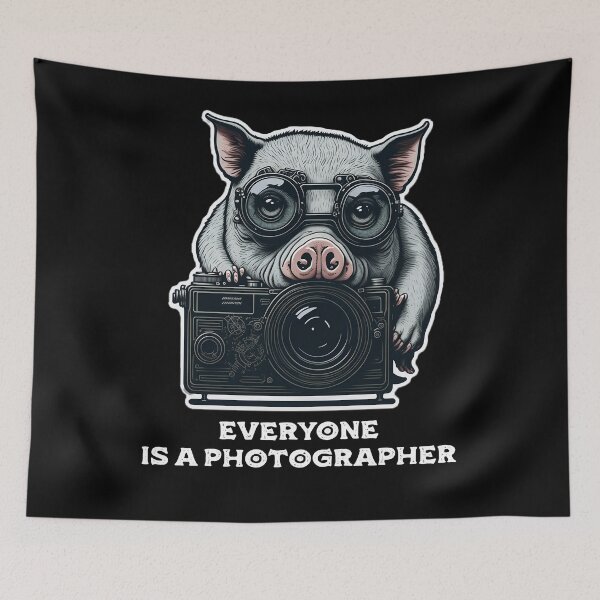 Artikelvorschau, Everyone is a photographer entworfen und verkauft von HappyTrippy.