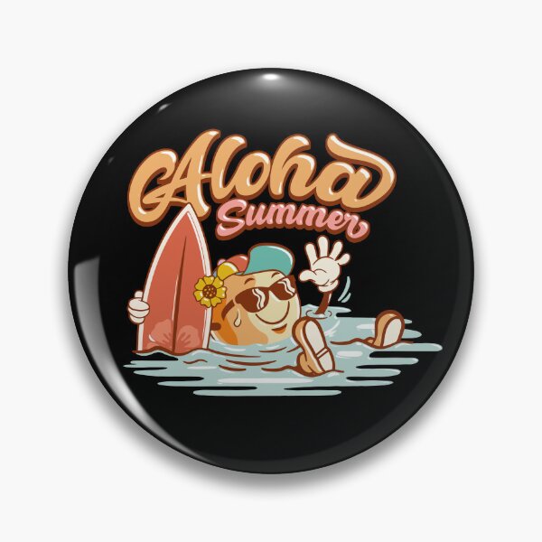 Item preview, Aloha Summer Sun Beach Illustration designed and sold by printify.