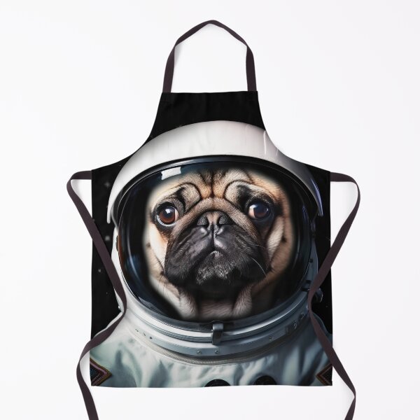 Aperçu de l'œuvre Apollo 13 - L'astronaute Pug Lady Lilly créée et vendue par Pixelboys.