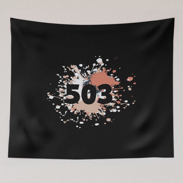 Item preview, Status Mood Restful 503 Service Unavailable Color Splash designed and sold by onicon.