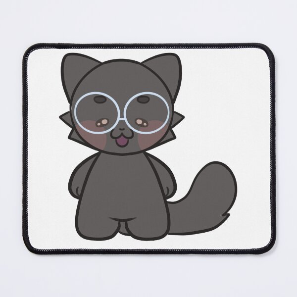 Item preview, Black kitty blushing designed and sold by AmaroNeko.