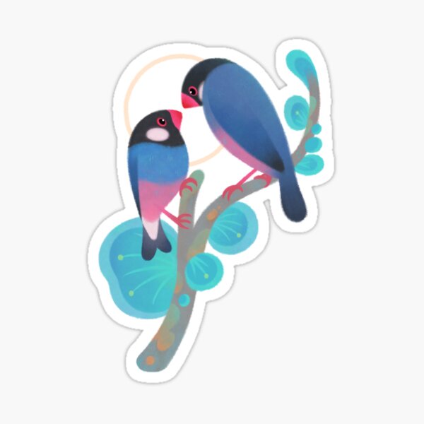 Item preview, Java sparrows designed and sold by pikaole.