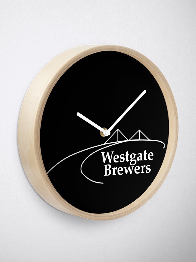 Alternate view of Westgate Brewers Logo Clock