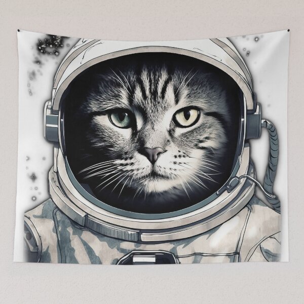 Item preview, Astrocat Mimi conquers space designed and sold by Pixelboys.