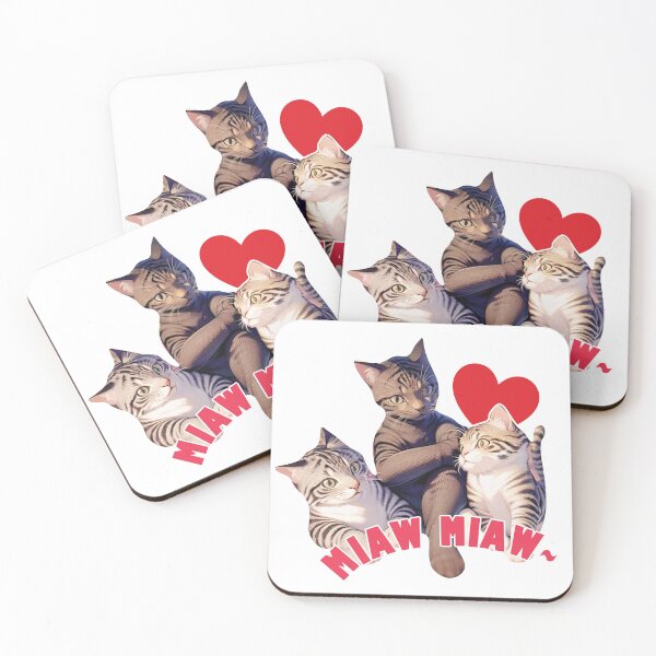 Item preview, Cat miaw,cat miaw love,cute cat lovers designed and sold by Lychee Design.
