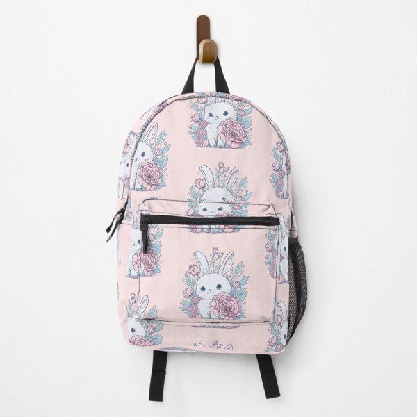 Item preview, Happy Little Rabbit & Roses designed and sold by pigipeach.