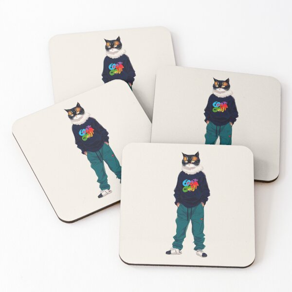 Item preview, Hipster Cat V59 designed and sold by HipsterAnimals.