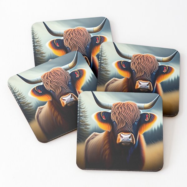 Item preview, Highland Cattle Face designed and sold by Tamas Das.