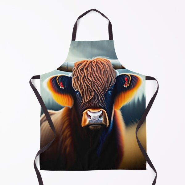 Item preview, Highland Cattle Face designed and sold by Tamas Das.
