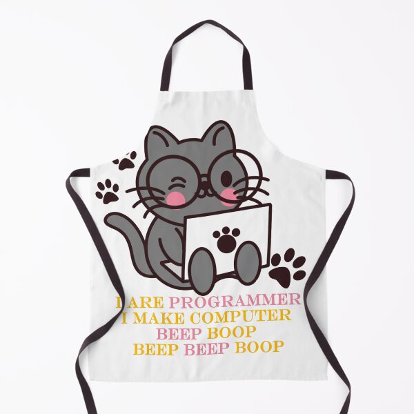 Item preview, Programmer Cat Beep Boop Coding designed and sold by Lychee Design.