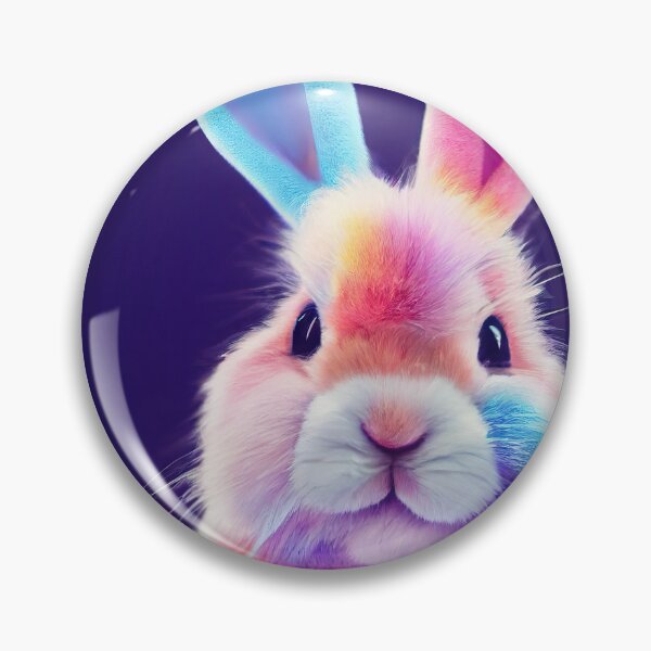 Item preview, Fridolin Colorful - The colorful relaxed rabbit designed and sold by Pixelboys.