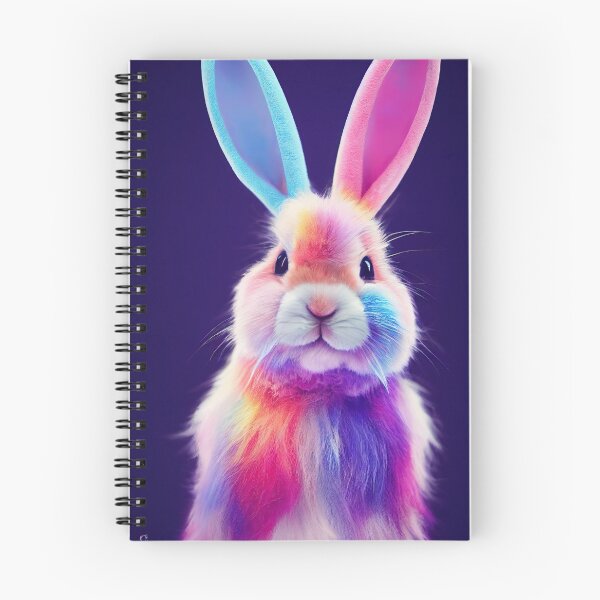 Item preview, Fridolin Colorful - The colorful relaxed rabbit designed and sold by Pixelboys.