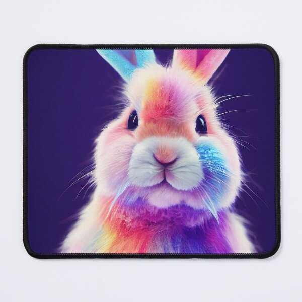 Item preview, Fridolin Colorful - The colorful relaxed rabbit designed and sold by Pixelboys.
