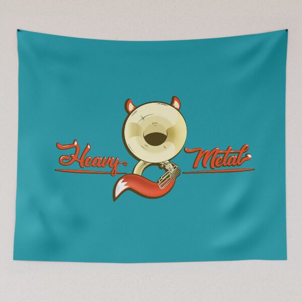 Item preview, Heavy metal fan shirt Peter and the Foxes designed and sold by hatgirldesign.