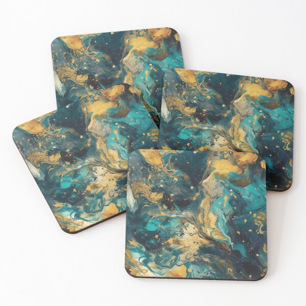Artikelvorschau, Blue and Golden entworfen und verkauft von TilesHQ.