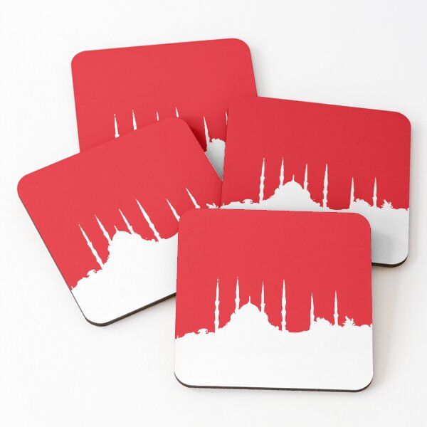 Item preview, Istanbul Cityscape White Silhouette 2 designed and sold by taiche.