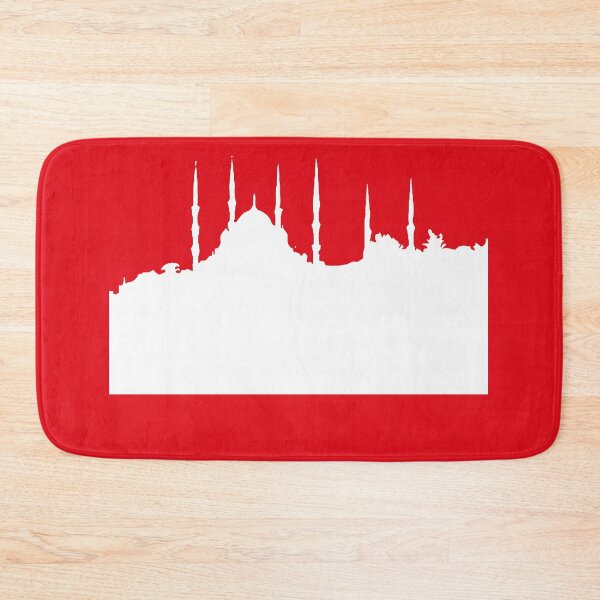 Item preview, Istanbul Cityscape White Silhouette 2 designed and sold by taiche.